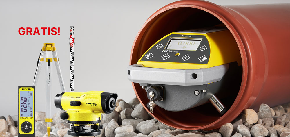 laser rurowy PL200R Nivel System